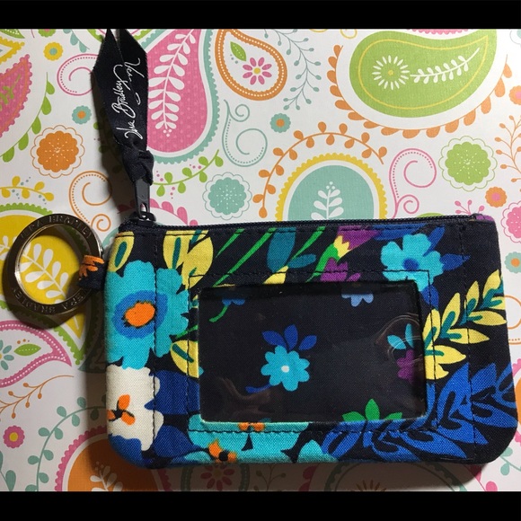 Vera Bradley Handbags - Vera Bradley Iconic Zip ID Case (Midnight Blues)